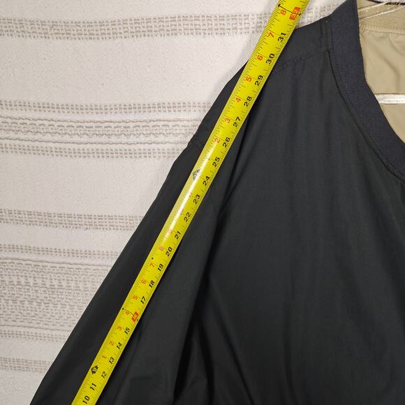 Wedge Men’s Reversible Golf Windbreaker Jacket Black Tan Athletic XXL Used - Picture 7 of 10